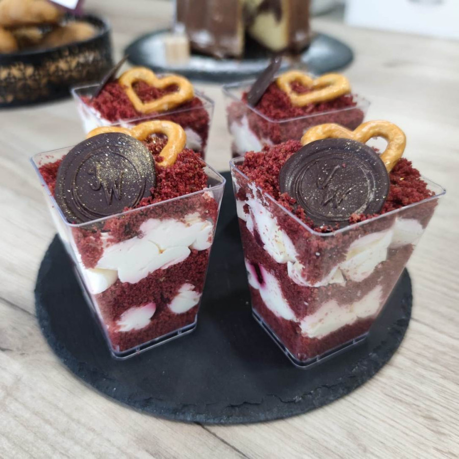 Dezert v kelímku - Red velvet